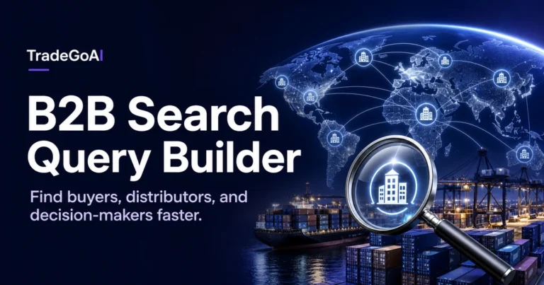 B2B Search Query Builder for global buyer research