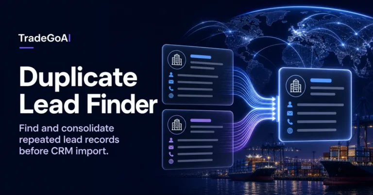 Duplicate Lead Finder for cleaning repeated CRM contact records