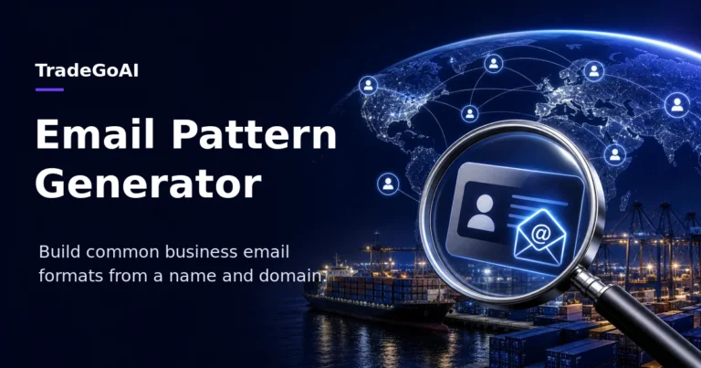 Email Pattern Generator for business contact research