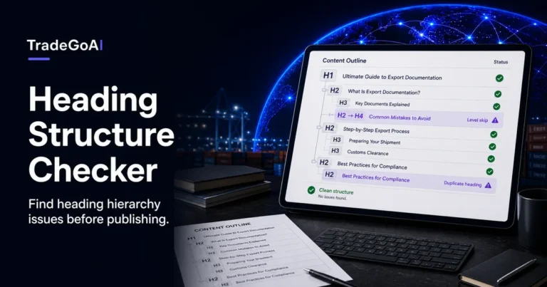 Heading Structure Checker by TradeGoAI