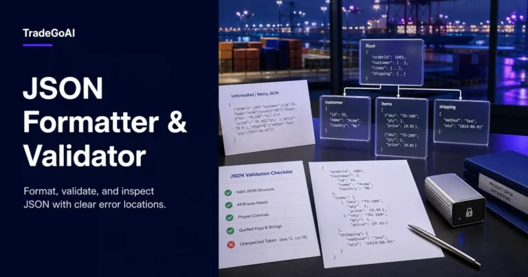 JSON Formatter and Validator with clear syntax error locations