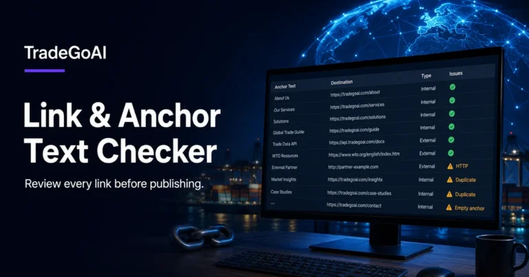 Link & Anchor Text Checker by TradeGoAI