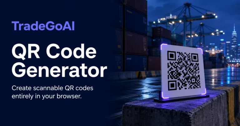 QR Code Generator for international trade campaigns