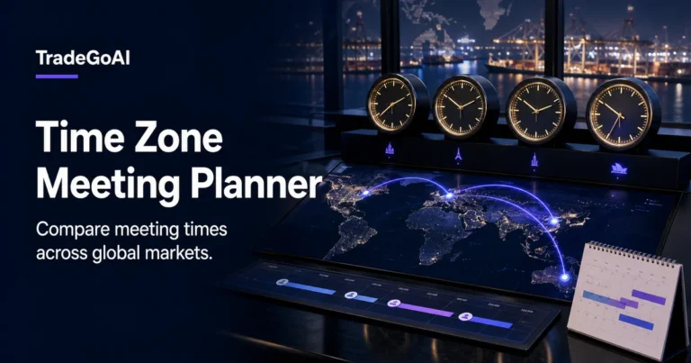 Time Zone Meeting Planner for global trade teams