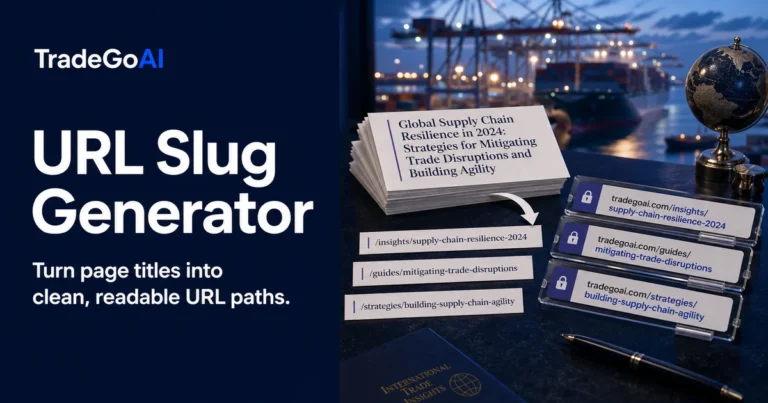 URL Slug Generator by TradeGoAI