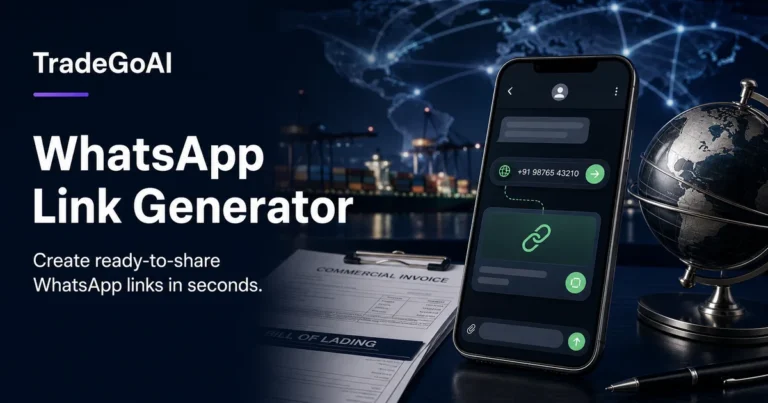 WhatsApp Link Generator for international business conversations