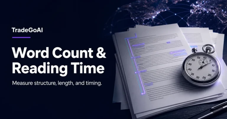 Word Count and Reading Time tool for measuring content structure and duration