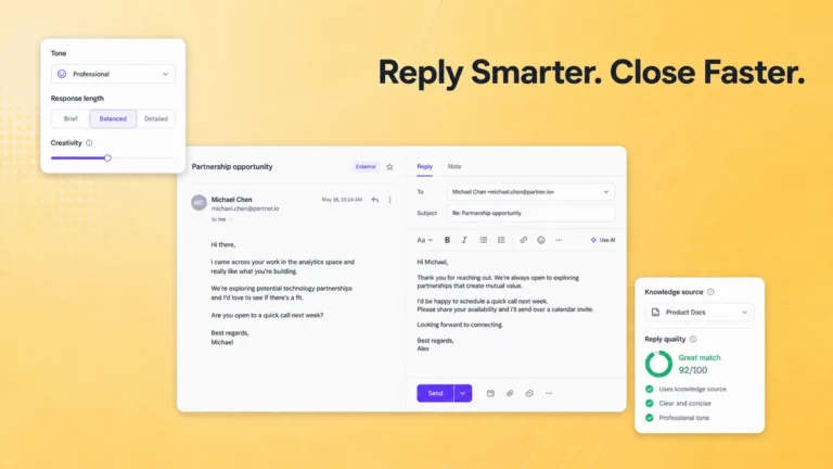 giải pháp trợ lý trả lời email